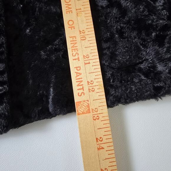 New Frontier Black Crushed Velvet Blazer Vtg Mob Wife Whimishgoth Witchy   8 - Picture 7 of 10